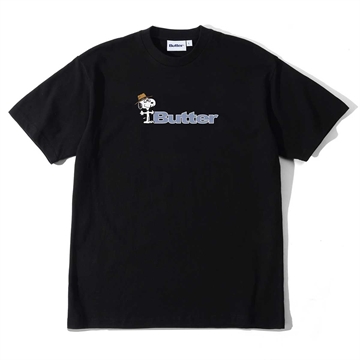 Butter Goods X Peanuts T-shirt Spike logo Black
